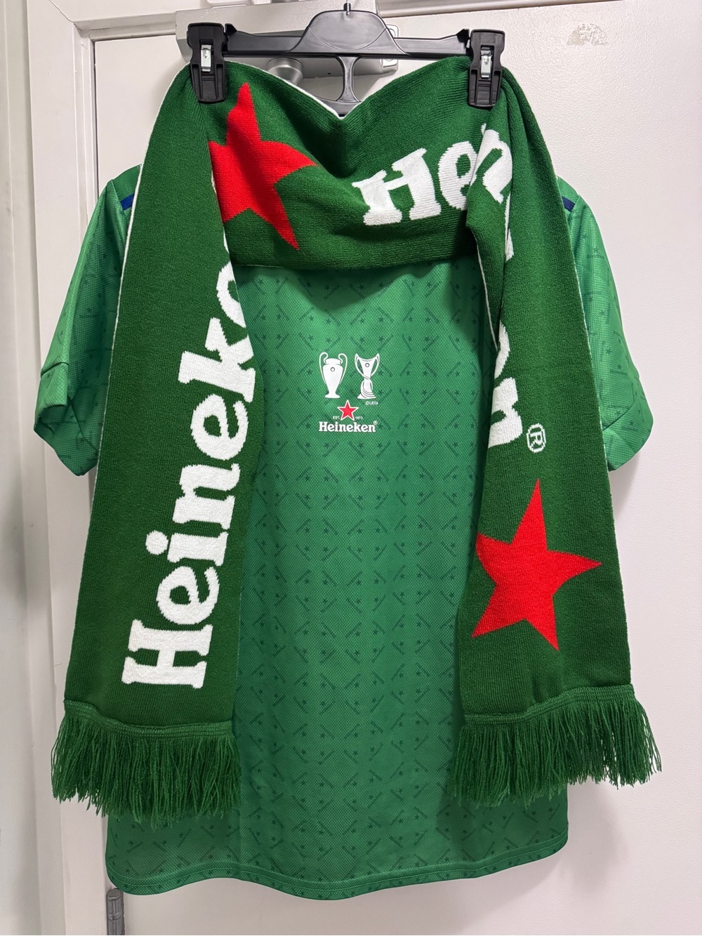 Heineken Soccer UEFA Champions League Jersey & Scarf Set, Large